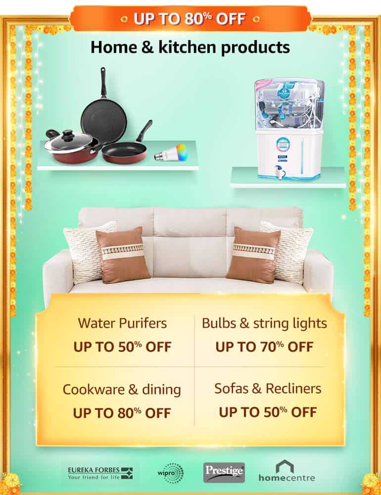 Home & Kitchen Products - Amazon Great Indian Festival Sale 2020
