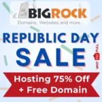 BigRock Republic Sale - Get 75% Off Hosting + Free Domain