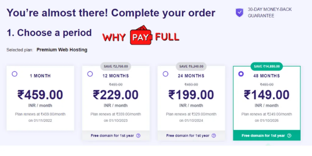 π Hostinger Black Friday Sale 2025 β Get Hosting at Just βΉ139/month + FREE Domain! π 3 Hostinger Black Friday Sale India - Hosting Duration