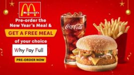 McDonald FREE Meal Pre-order the New Year's Meal & Get Free Meal