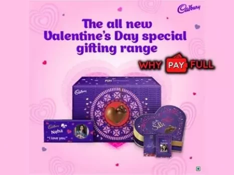 Cadbury Valentine Day Sale 2022 - Flat 53% Off + 10% Extra Off