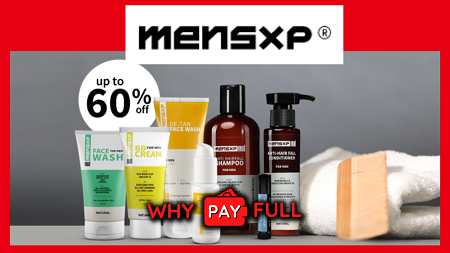 MensXP Grooming Products Up to 60% off + 30% off code