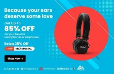 MensXP Sale Up to 85% off on Headphones & Earphones + 25% Coupon Off
