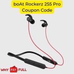 boAt Rockerz 255 Pro Coupon Code – Rs.140 off @1259