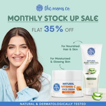TheMomsCo Monthly Stock Up Sale - Flat 35% OFF