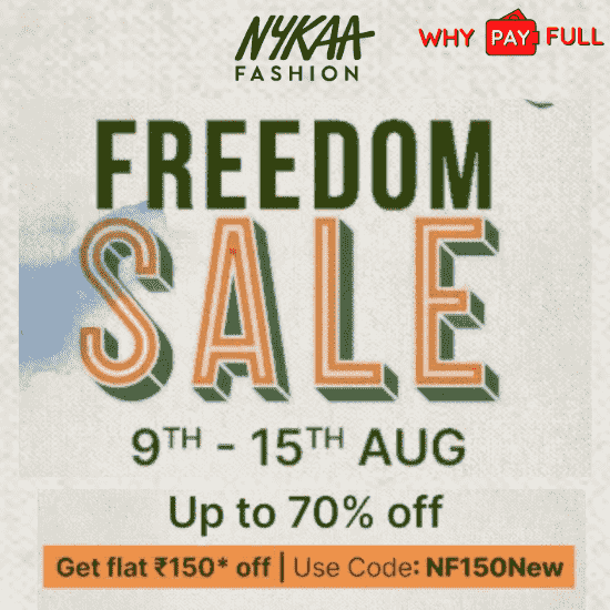 Up to 70% Off + ₹150 Extra Off