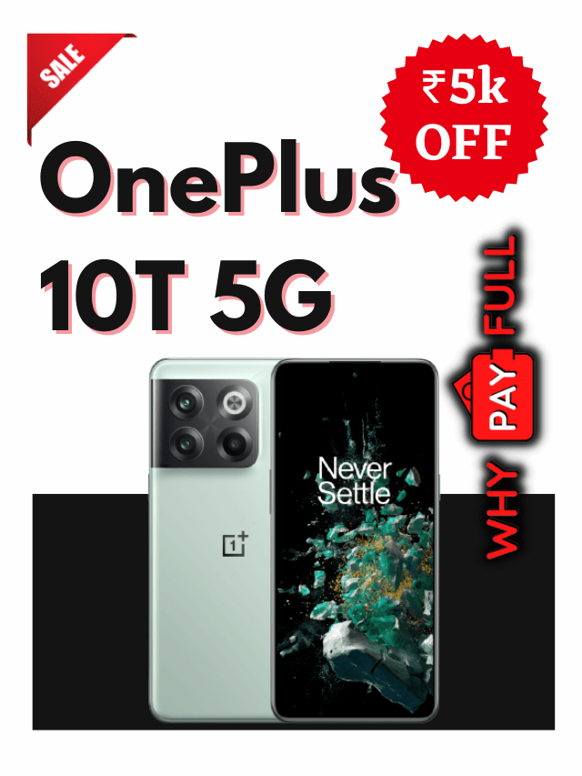 OnePlus 10T 5G Coupons – Flat 5K Off
