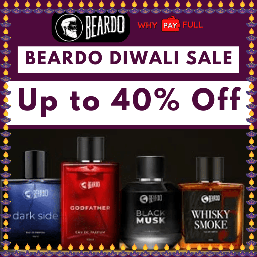 Beardo Diwali Sale - Flat 45% Off on Grooming Essentials!
