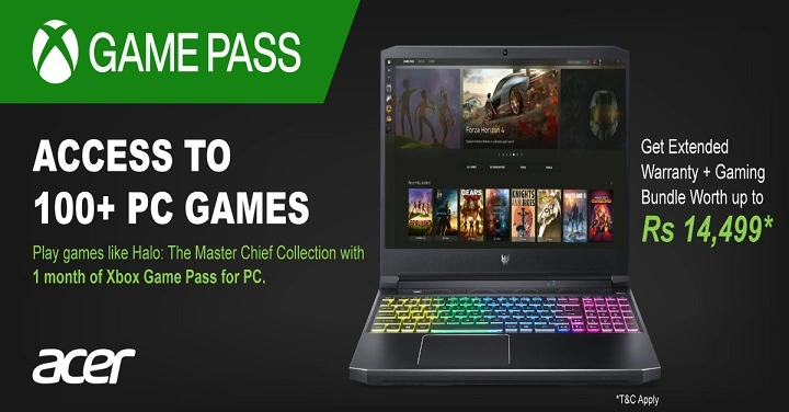 Acer Game Pass Banners india