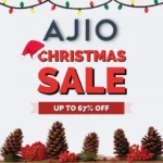 AJIO Christmas Day Sale 2022 Up to 67% Discount Sitewide