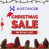 Hostinger Christmas Sale 2022 87% off + Free Domain & SSL