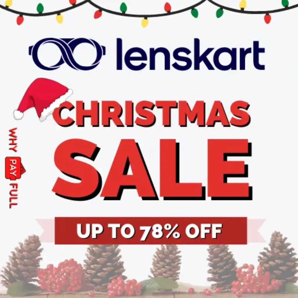 Lenskart Christmas Sale 2022 Get up to 78% Discount
