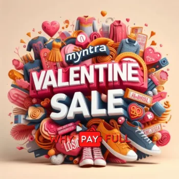 Myntra Valentine's Day Sale - Up to 50 - 90% Off Clothing