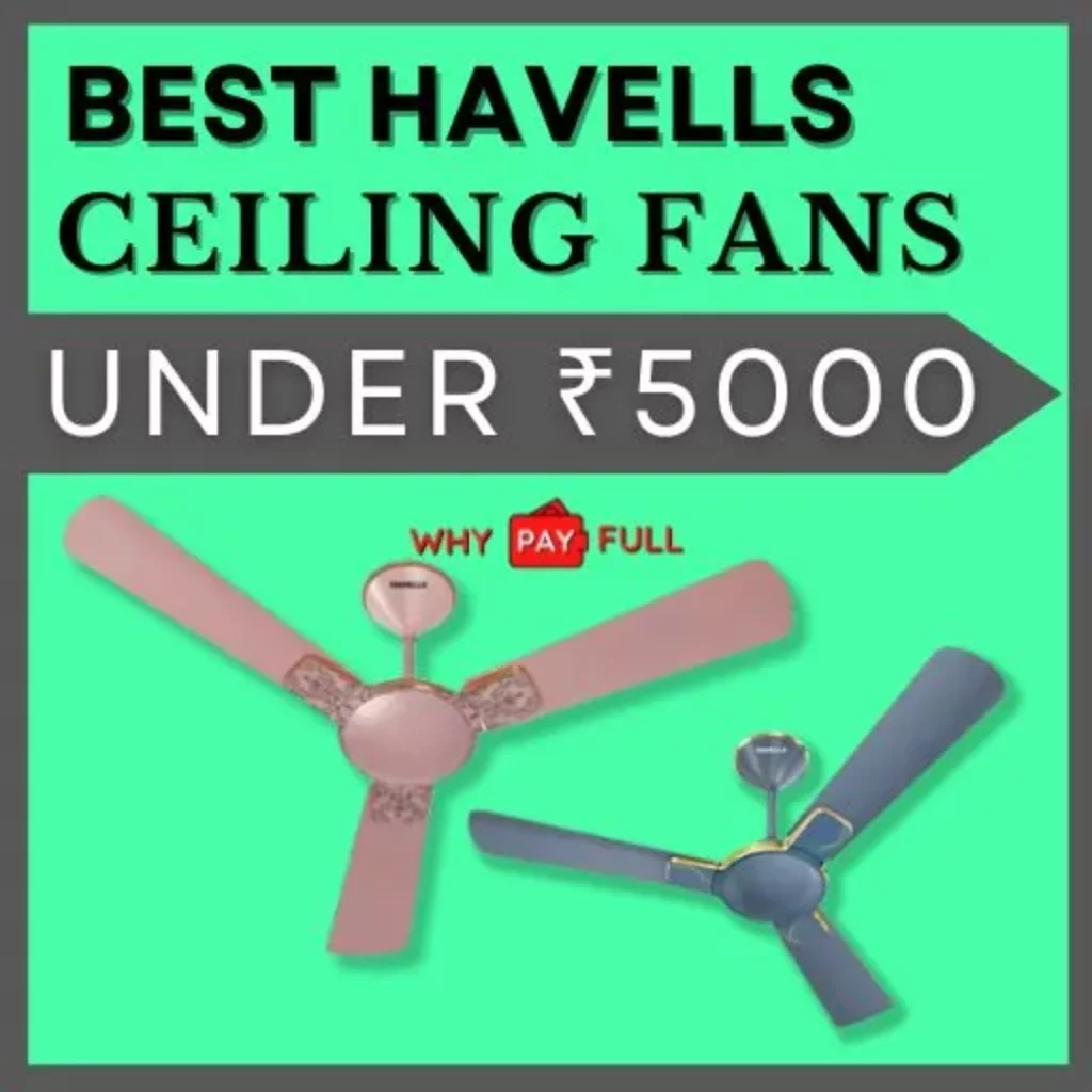 Best Havells Ceiling Fans Under ₹5000 India with price list