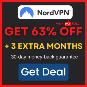 NordVPN Coupon Flat 63% Off + 3 Months Extra Discount
