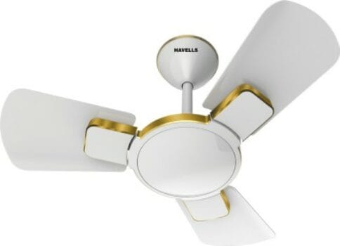HAVELLS Havells Enticer Pearl White Gold 600mm 600 mm Energy Saving 3 Blade Ceiling Fan