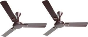 HAVELLS Milor Pack of 2 1200 mm Anti Dust 3 Blade Ceiling Fan