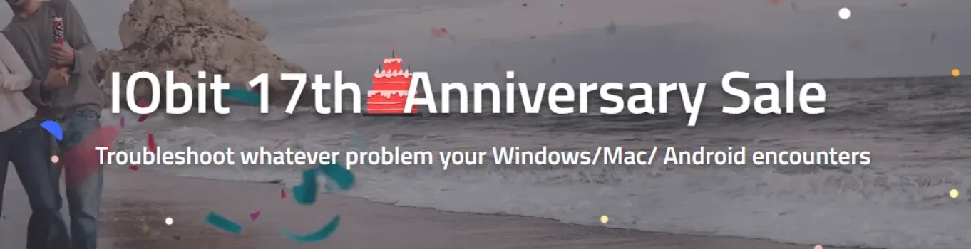 IObit 17th Anniversary Sale Enjoy Flat 35% Discount + Extra 35% Off