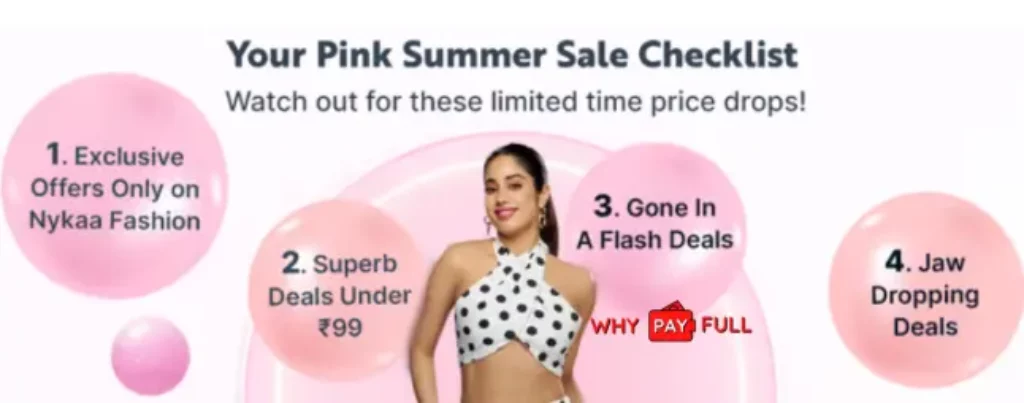 Nykaa Fashion Hot Pink Sale - SneakPeak