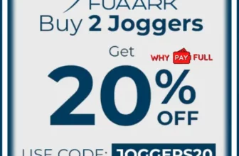 Fuaark Coupon - Get 20% Off on 2 Joggers!