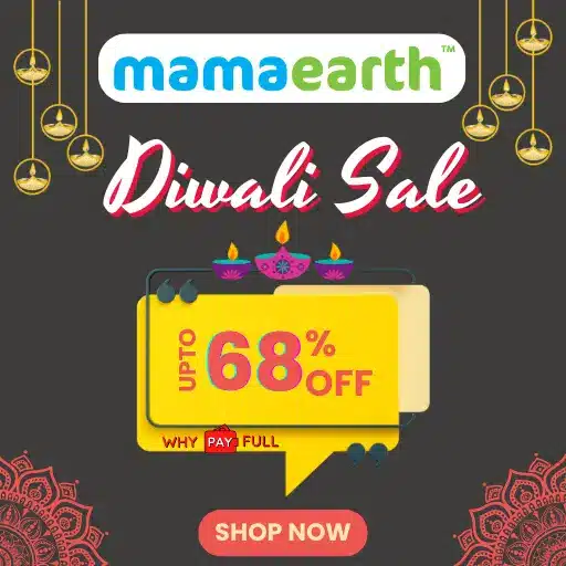 Mamaearth Diwali Sale 2025: Get 2 Free Products on Orders of ₹699 and More!