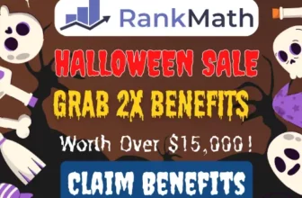 Rank Math Halloween Sale - Grab 2x Benefits Worth Over $15,000!