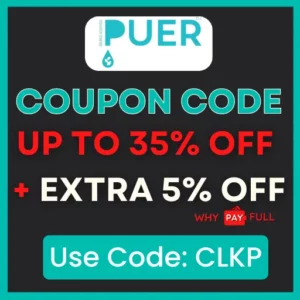 Puer Coupon Code - Up to 35% Off + Extra 5% with Code CLKP