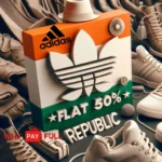 Adidas Republic Day Sale - Flat 50% Off on Clothing & Footwear + Extra 15% Off above ₹4999
