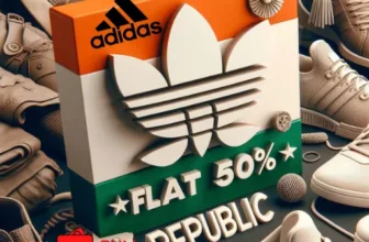 Adidas Republic Day Sale - Flat 50% Off on Clothing & Footwear + Extra 15% Off above ₹4999