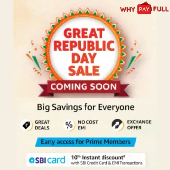 Amazon Great Republic Day Sale - Up to 80% Off Across Top Categories