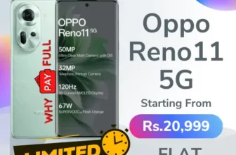 OPPO Reno11 5G Coupon Discount - At Rs.20,999 + Bank Offer