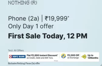 Nothing Phone 2a Coupon – Flat Rs.2000 Off!