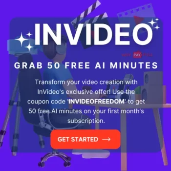 InVideo Offer Grab 50 Free AI Minutes Using This Exclusive Coupon!