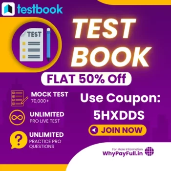 Testbook Summer Sale - Flat 50% Off on All Tests & Membership