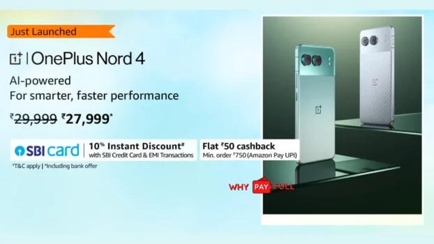 OnePlus Nord 4 5G Unmissable Deals, Discounts & Offers