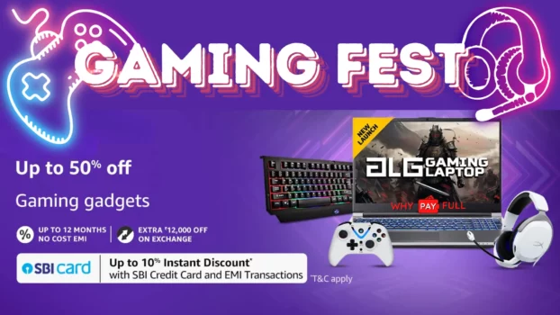 Amazon Gaming Fest - Up to 50% Off on Gaming Gadgets