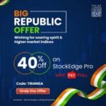 StockEdge Republic Day Sale – FLAT 40% OFF on Annual Plans