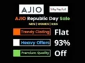 AJIO Republic Day Sale 2023 – FLAT 63% Off on Fashion
