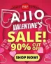 AJIO Valentine’s Day Sale 2022 – Up to 50 – 90% Off Clothing
