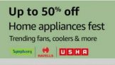 Amazon Home Appliances Fest | Get Upto 50% Off