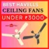 Best Havells Fans Under ₹2000 India – March 2024