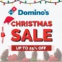 Dominos Christmas Sale 2023: Get up to 25% Discount