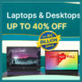 Flipkart Big Billion Day Sale 2024 – Laptops Up to 40% Off