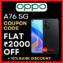 OPPO A76 5G Coupon Code: Flat ₹2000 Off + 10% Bank Discount
