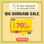 R for Rabbit Big Bargain Sale - Upto 70% off on Premium Baby Products