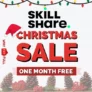Skillshare Christmas Sale 2022: Get up to 57% Discount