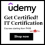 Udemy Coupons: IT Certification Courses 81% Off - ₹499