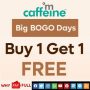 mCaffeine Buy 1 Get 1 Free Sale - Big BOGO Days